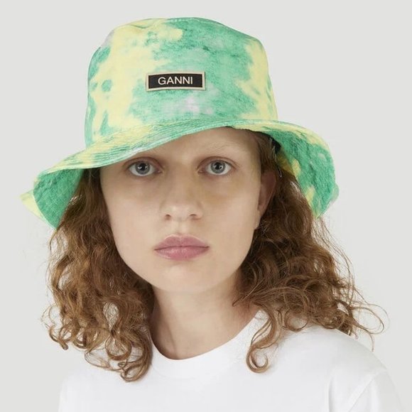 Ganni Recycled Polyester Sun Hat - Picture 1 of 4